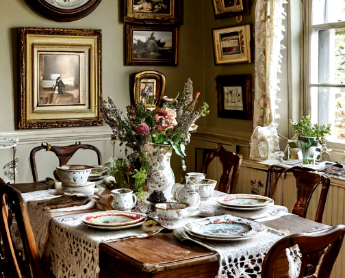 Vintage Home Décor – Curated Timeless Pieces for Every Room cover photo collage