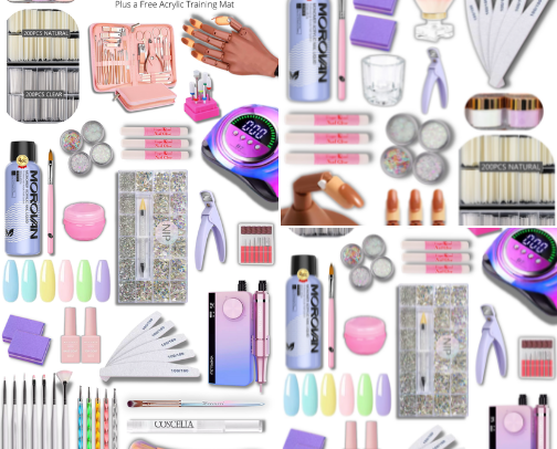 My favorite nail kits cover photo collage