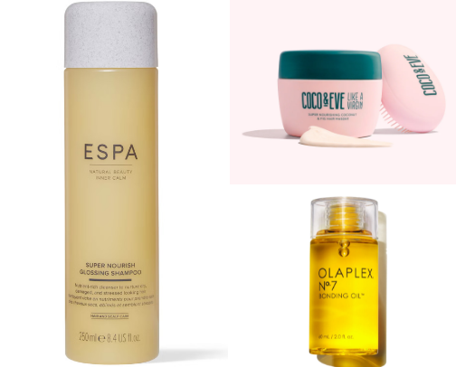 Hair care cover photo collage