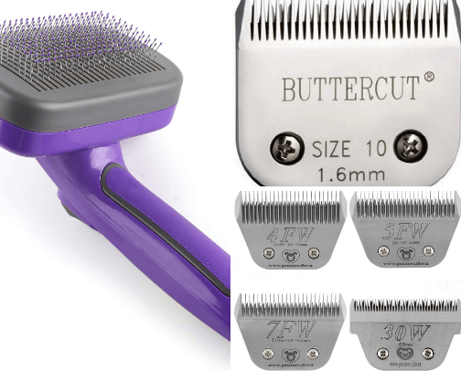 Dog grooming cover photo collage