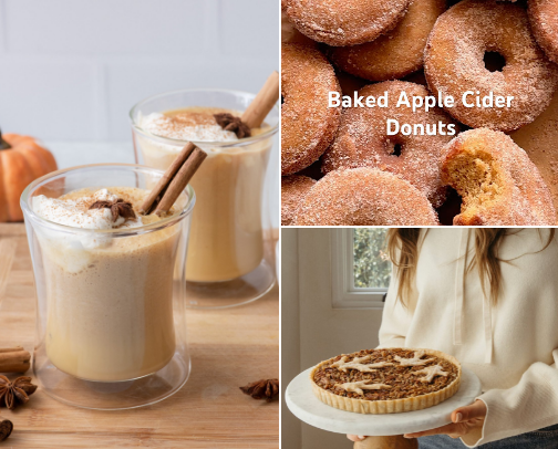 Fall Feels: Cozy Picks, Spooky Fun & Everything Pumpkin” cover photo collage