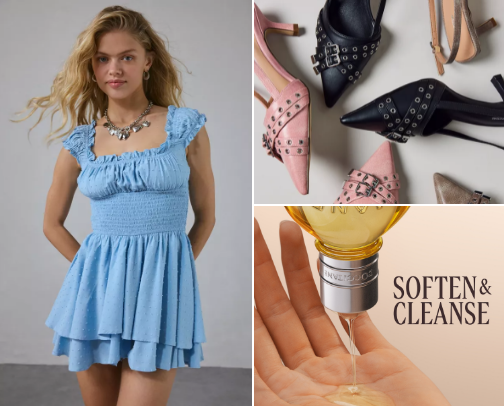 Timeless Looks: Dresses + Style Finds cover photo collage