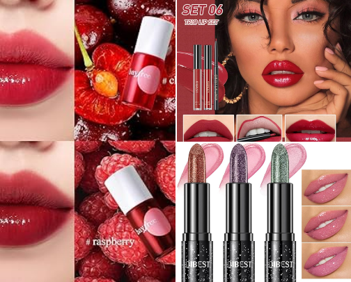 Lovely Lips cover photo collage