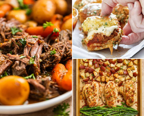 recipes I’ve tried recently 👩🏻‍🍳 cover photo collage