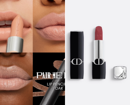 Lips cover photo collage