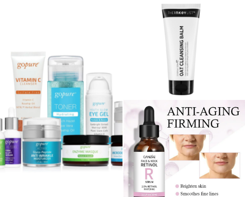 My Favorite Skin-Care recs cover photo collage