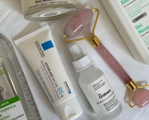 Skincare🧴 cover photo collage