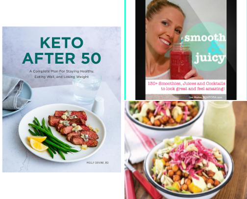 Recipe books cover photo collage