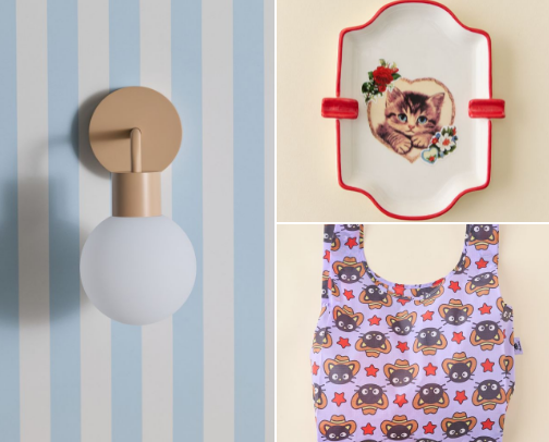 A little funky and a little cute home decor cover photo collage