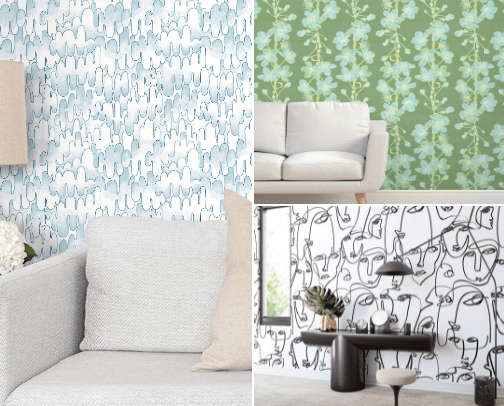 Accent Wall Wallpapers cover photo collage