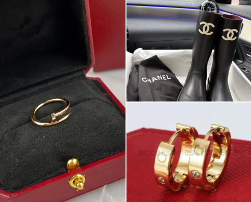 Luxury items on a budget 1:1 finds cover photo collage