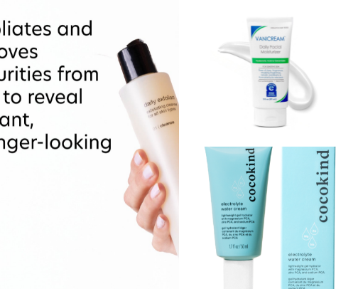 skincare products for combination skin type cover photo collage