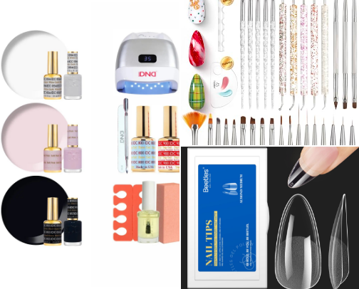 My GO-TO Press On Nail Supplies! (Press On Nails Made Easy!) ♡ cover photo collage