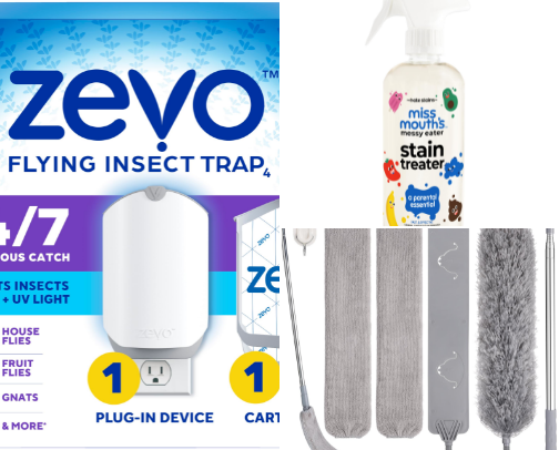 Cleaning products cover photo collage