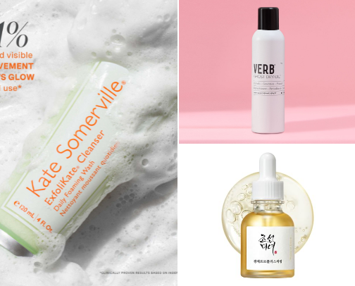 Underrated beauty recs cover photo collage