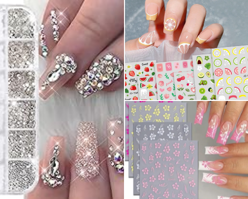 Add ons for your nails 💅 cover photo collage