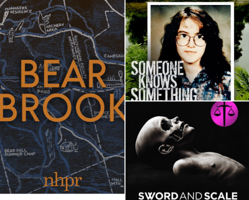 True Crime Podcasts That Kept Me Up at Night 🎙️ cover photo collage