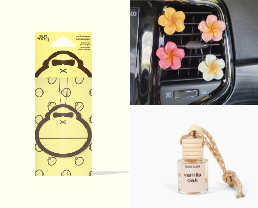 the cutest car accessories cover photo collage