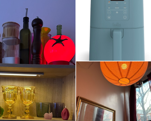 Tiny Apartment, Big Vibes cover photo collage