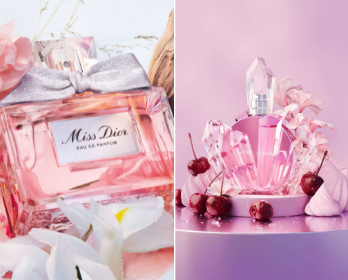 Women's perfumes 💎 cover photo collage