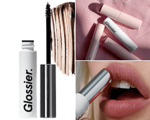 Glossier Products cover photo collage
