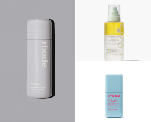 Skin care cover photo collage