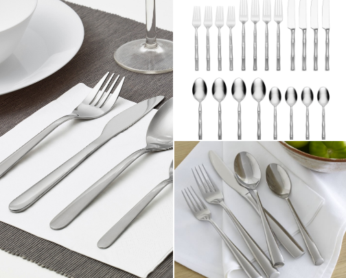 Everyday Silverware We Need For Our Dining Room Table cover photo collage