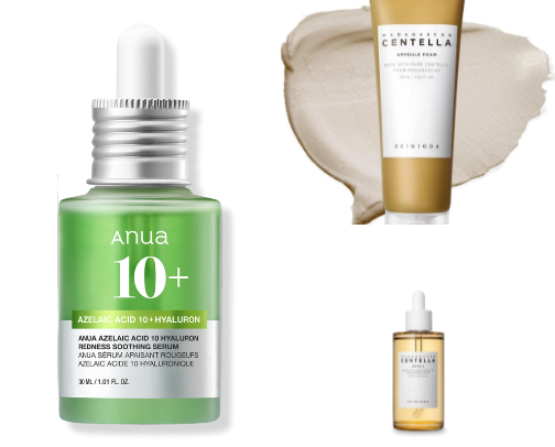 Fungal Acne Safe/Non-comedogenic Barrier Repair Routine cover photo collage