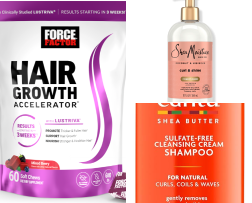 Moisture Saved My Curls” Collection cover photo collage