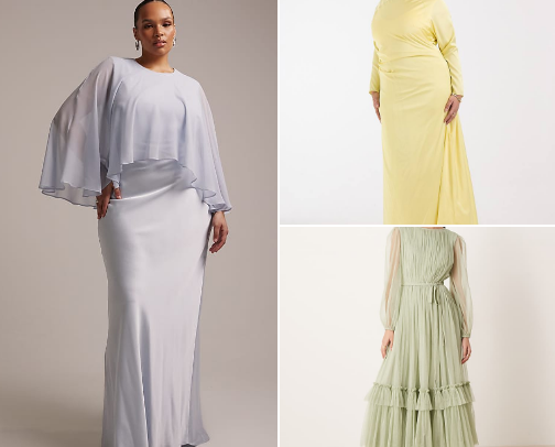Best Modest Dresses for Weddings & Events cover photo collage