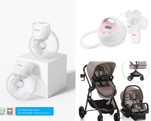 First time mom baby registry! cover photo collage