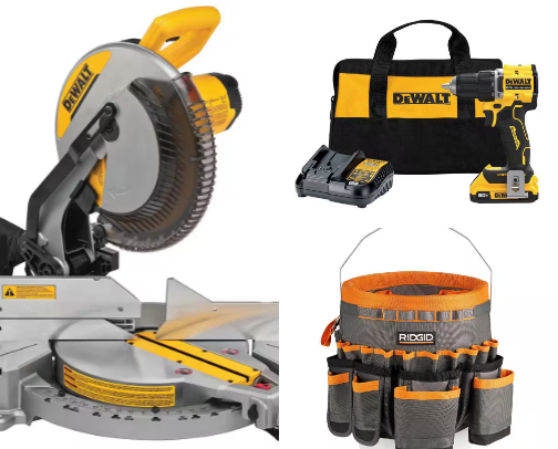 Essential contractor tools cover photo collage