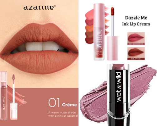 Rekomendasi Lip Products Soft Girl Budget-Friendly ✨💗 cover photo collage
