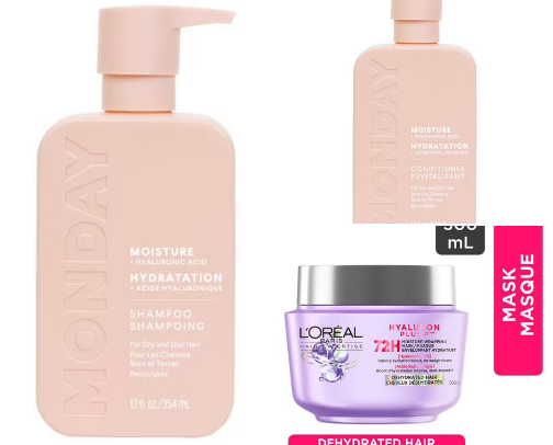 Hair care cover photo collage