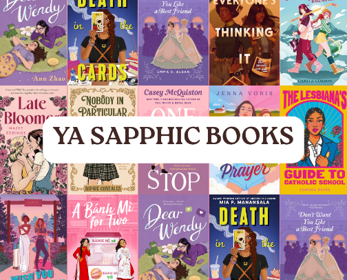 YA Sapphic Books for Sapphic September cover photo collage