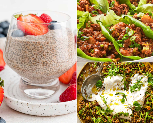 Anti-inflammatory meals on my meal plan right now! cover photo collage
