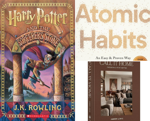 My favorite book recs cover photo collage
