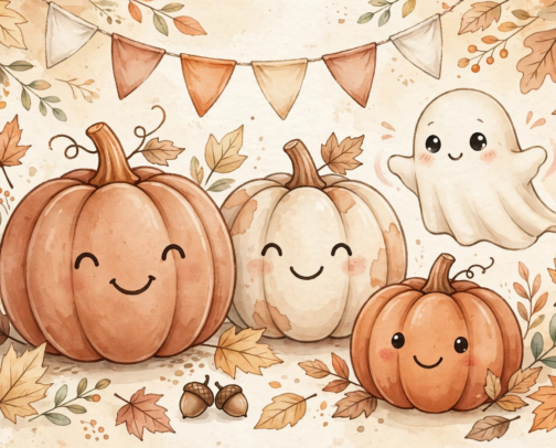 Sensory-Friendly Halloween Finds for Little Ones cover photo collage