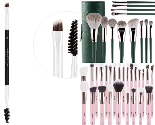 Makeup brushes🎀 cover photo collage