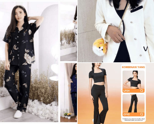 Fashion cover photo collage