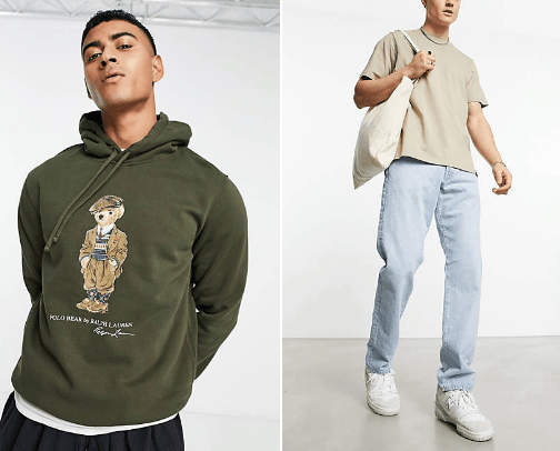 ASOS man cover photo collage