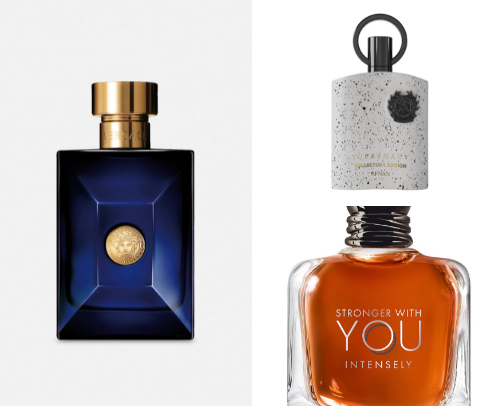 Men Fragrances cover photo collage