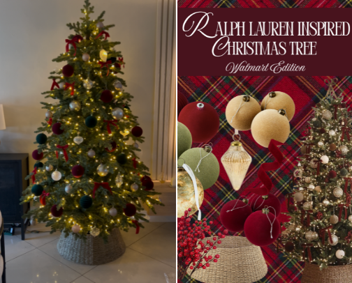 Ralph Lauren Christmas Tree Decor🎄✨ cover photo collage