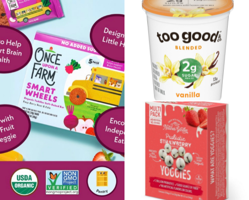 healthier toddler snacks ✨💖 cover photo collage