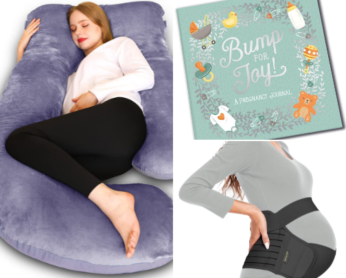 Pregnancy + Postpartum must haves on Budget cover photo collage