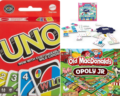 Target family games for ages 4+ cover photo collage