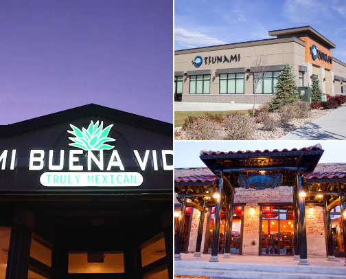 SLC restaurants - food, drinks, dine in, and takeout🍣🥗🍸 cover photo collage