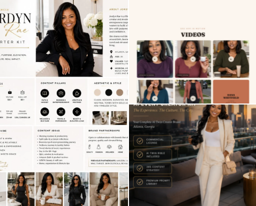 Content Creator Starter Kit cover photo collage