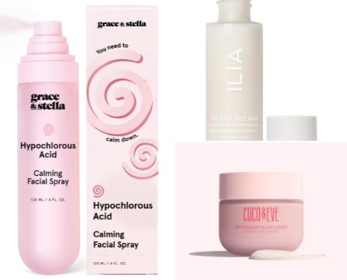 Healthy and Happy Skin Goals 🧖🏻‍♀️🧴🤍 cover photo collage