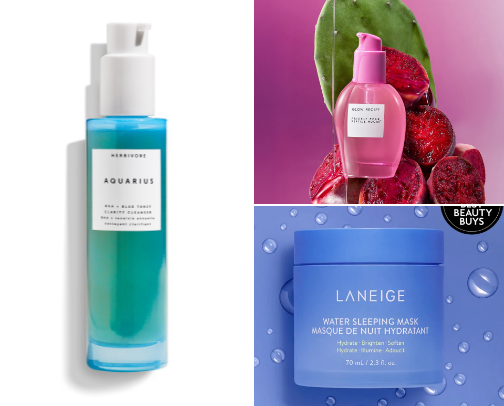 Healthy and Happy Skin Goals 🧖🏻‍♀️🧴🤍 cover photo collage